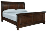 Diamond Furniture - Ashley Furniture - Porter King Sleigh Bed - King Sleigh Bed - B697B49